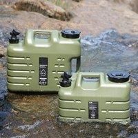 Cubo de agua porttil de gran capacidad, recipiente con grifo desmontable, sin fugas, para viajes al