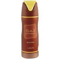 Lattafa Khamrah Qahwa Perfume Deodorant 200ml in Brown