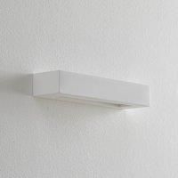 Wall Light /'Matteo/' dimmable (Modern) in White Made of Plaster/Clay for e.g. Living Room & Dining Room (2 Light Sources, E14) from Lindby | Wall Lighting, Wall lamp