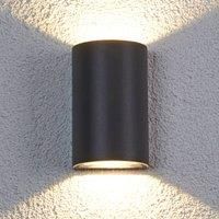 Lucande Jale semicircle LED outdoor light