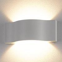 Lucande Jace LED outdoor wall light, white