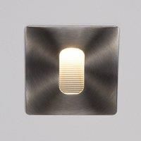 Lucande Angular recessed wall light Telke, IP65