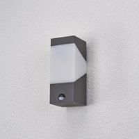 Lucande Kiran Exterior Wall Lamp with Motion Detector