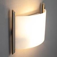Lindby Wall Light /'Filippa/' dimmable (Modern) in Silver Made of Metal for e.g. Hallway (2 Light Sources, E27) from Wall Lighting, Wall lamp