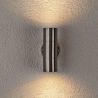 Hakan 2 Arm Stainless Steel Outdoor Wall Lamp