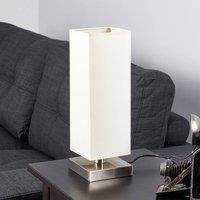 Martje - white table lamp with an E14 bulb