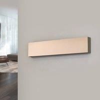 Rothfels Maja LED wall light, nickel, 54 cm