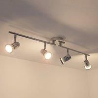 4-bulb GU10 LED ceiling lamp Arminius