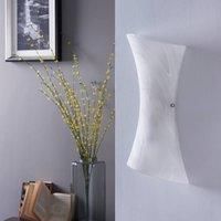 Lindby  LED Wall Light 'Ebba' (modern) in White made of Metal for e.g. Hallway (2 light sources, E14) from wall lighting, wall lamp