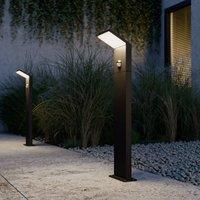 Lucande Graphite grey LED path light Nevio