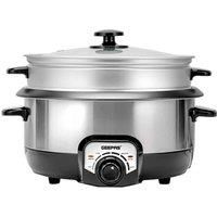 Geepas 1200W 7-in-1 Muticooker 3L Rice Cooker Steamer Warmer Non-Stick Inner Pot