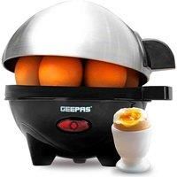 Geepas Electric Egg Boiler Steamer Boiled 7 Eggs Stainless Steel Egg Cooker