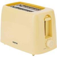 2 Slice Bread Toaster 6 Level Browning Control with Crumb Tray Cancel 650W Beige