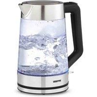 Electric Light Up Blue LED Illuminating Glass Jug Kettle Cordless 1.7L 3KW
