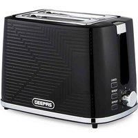 GEEPAS 2 Slice Bread Toaster 7 Level Browning Control Crumb Tray Opus Collection