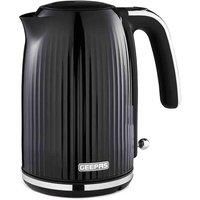 GEEPAS Fluted 1.7L Cordless Electric Kettle 3000W Rapid Boil Boil Dry Protection