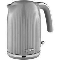 GEEPAS Fluted 1.7L Cordless Electric Kettle 3000W Rapid Boil Boil Dry Protection