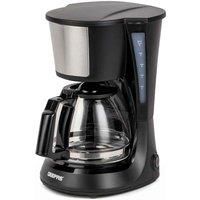 GEEPAS 750ml Filter Coffee Machine | Fast Brewing 600W Coffee Maker for Instant Coffee, Espresso, Macchiato & More | Keep Warm & Anti-Drip Function Reusable Nylon Filter, Black
