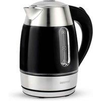 GEEPAS Illuminating Electric Kettle Rapid Boil 1.7L Cordless Jug Kettle 2200W