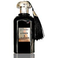 Khalis Perfume Amber & Leather Edp 100ml perfume Luxury collection in Clear