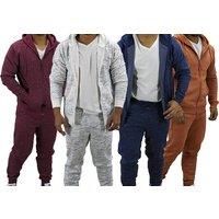 Men'S Full Tracksuit Set In 5 Sizes & 4 Colours - Grey