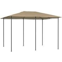 Gazebo 3x4x2.6 m Taupe 160 g/m