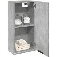 Berkfield Home Wall-mounted Bathroom Cabinet Concrete Grey 32x20x67 cm | Size: 32 x 20 x 67 cm