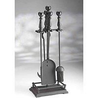 Inglenook Black 5 Piece Fire Companion Set NEW FREE POSTAGE