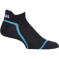 1 Pair Black / Grey 3 Layer Low Cut Spinning Bike Trainer Socks Unisex 3-5 Unisex - Uphill Sport