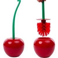 Cherry Shaped Toilet Brush And Holder