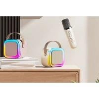 Bluetooth Karaoke Machine With Microphones - 4 Colours!