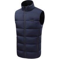 Unisex Thickened Heated Vest In 7 Sizes And 2 Colours - Black