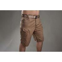 Durable Men'S Cargo Tactical Shorts With Zippered Pockets & Belt Loops