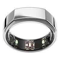 Oura Gen3 Heritage Smart Ring - Size 8, Silver | Sleep, Heart Rate and Fitness Tracking Wearable - Up to 7 Day Battery Life - iOS/Android Compatible - Size First with Oura Sizing Kit