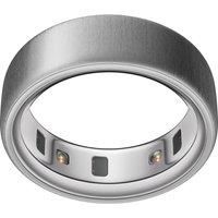 Oura Ring 4 - Brushed Silver - Size 4 - Smart Ring | Size First with Oura Ring 4 Sizing Kit | Sleep Tracking Wearable - Heart Rate - Fitness Tracker - Up to 8 Days Battery Life