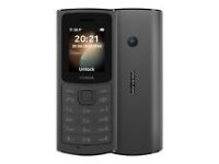 Nokia 110, 1.8 Inch S30+ Feature Phone with 4G VoLTE Connectivity, Up to 32GB External Memory, 1020mAh Removable Battery, Camera, FM Radio (Wired and Wireless Dual Mode) - Black