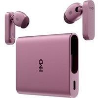 Hmd Amped Buds Bluetooth Pink Earbuds With Charging Case