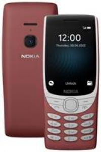 Nokia 8210 Feature Phone with 4G connectivity, large display, built-in MP3 player, wireless FM radio and classic Snake game (Dual SIM) – Red