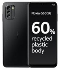Nokia G60 5G Smartphone, 6.58” HD+ 120Hz display, 4GB RAM & 64GB Storage, Android 12 & 3 OS upgrades, 50MP AI rear camera, 3 Years of Warranty, made of 60% Recycled Plastic, 2 Day battery life – Black