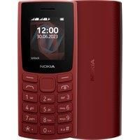 Nokia 105 Mobile Phone in Red Terracotta, Red