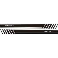 2Pcs Racing Sport Car Door Side Skirt Stickers for Nissan Sentra Auto Body Long Stripes Graphics Vinyl Decals Car Accessories