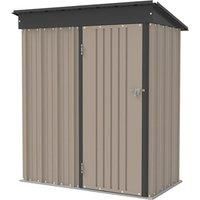 5Ft X 3Ft Metal Weather-Resistant Garden Shed