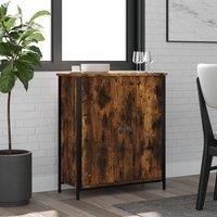 Sideboard Smoked Oak 70x30x80 cm Engineered Wood