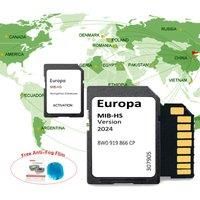 MIB-HS Navigations Update Map for Audi A345 S345 RS345 Q25 SQ25 RSQ25 Car Europe UK maps 2024 SD