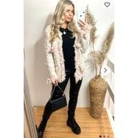 Soft knitted Stripe tassel hem design scarf warm christmas present gift