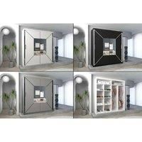 Sliding Door Wardrobe 120/150/180/203Cm