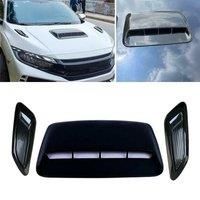 40cm Universal Car Air Flow Decorative Intake Hood Scoop Bonnet Vent Sticker Cover Hood Geared to
