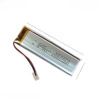 1-12PCS 3.7V Li polymer 1200mAh 652272 Soft package battery For 3D glasses battery GPS Navigator batteries