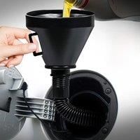 Engine Refueling Funnel with Filter for Car Motorcycle Truck Oil Gasoline Filling Strainer Extension