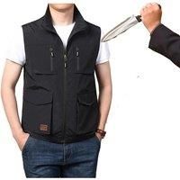 Hot Samoobrona Stab Proof Anti-Stab Vest Fashion Multi Pocket Lightweight Flexible Concealed Fbi